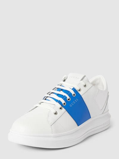 Guess Sneakers met contrastgarnering, model 'VIBO' Wit - 2