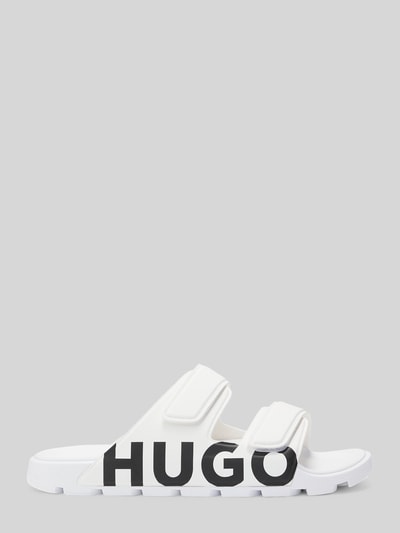 HUGO sandalen met logoprint Wit - 4