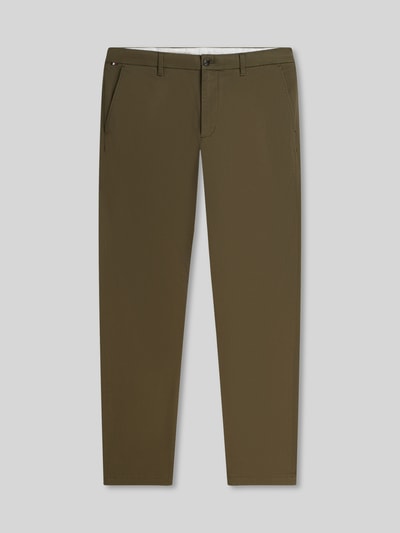 Tommy Hilfiger Chinos o kroju slim fit z mieszanki bawełny model 'BLEECKER' Khaki 2