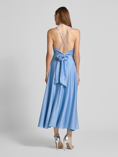 Jake*s Cocktail Cocktailkleid mit V-Ausschnitt Hellblau 5