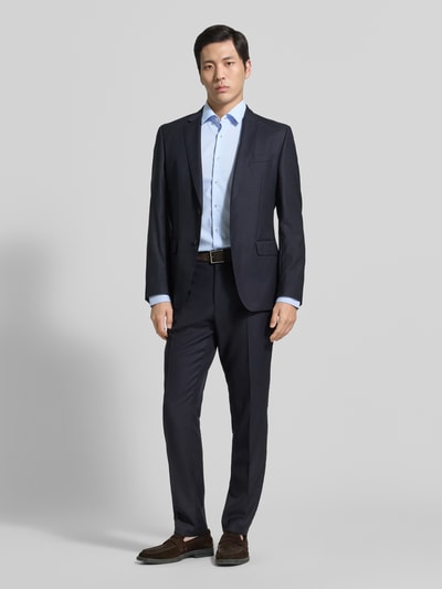 ETERNA Slim Fit Business Hemd aus Lyocell-Mix mit Kentkragen Bleu 1