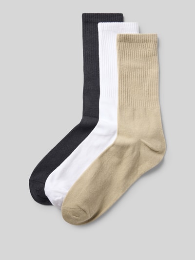 Jack & Jones Socken mit elastischem Rippenbündchen im 3er-Pack Senf 1