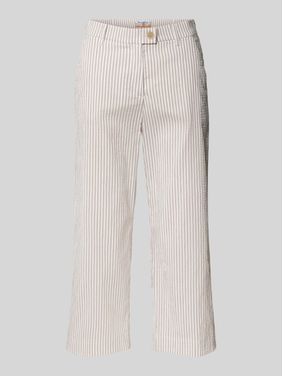 Raphaela By Brax Spodnie materiałowe o skróconym kroju model ‘Lorella’ Beżowy 2