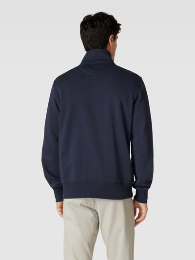 Gant Regular Fit Sweatjacke mit Label-Stitching Marine 5