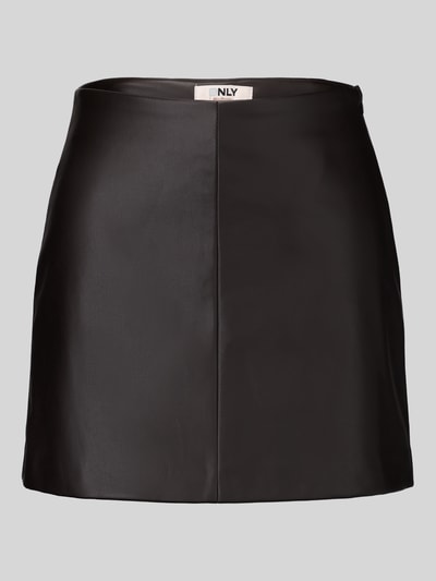 ONLY Regular Fit Mini-Rock in Leder-Optik Modell 'NIELLA' Schoko 2