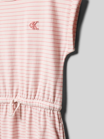 Calvin Klein Jeans Tailliertes Freizeitkleid aus Baumwoll-Mix Rosa 2