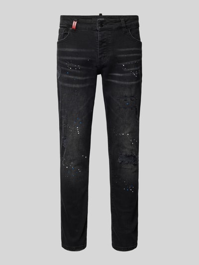 2Y Studios Slim Fit Jeans mit 5-Pocket-Design Modell 'LEONARDO' Black 2