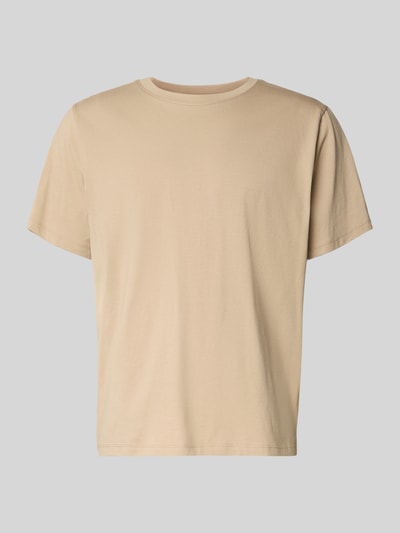 Selected Homme T-shirt o kroju regular fit z czystej Bawełna Model 'ASPAN' Szarobrązowy 2
