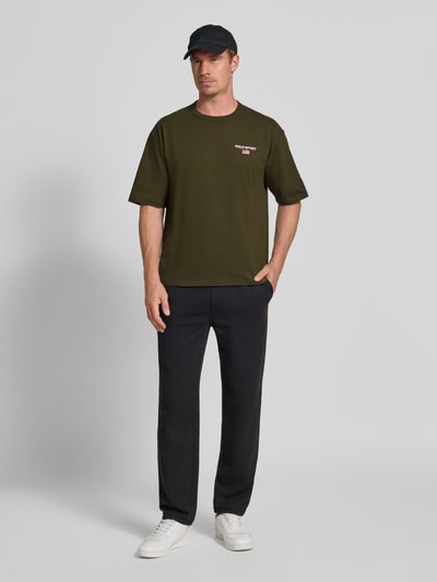 Polo Ralph Lauren T-shirt met labelstitching Olijfgroen - 1