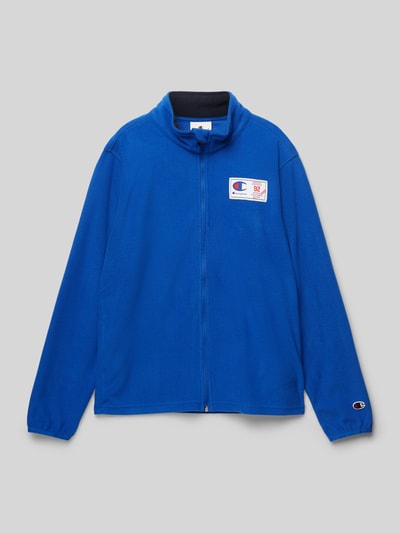 CHAMPION Fleecejacke mit Logo-Stitching Royal 1