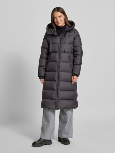 Marc O'Polo Regular Fit Daunenmantel mit Kapuze Graphit 4