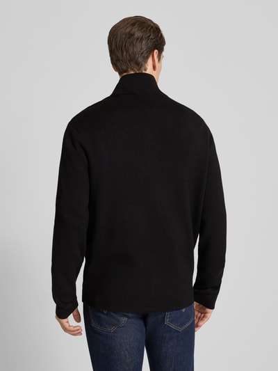 SELECTED HOMME Relaxed Fit Strickjacke aus Viskose-Mix Modell 'TELLER' Black 5