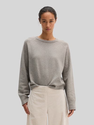 Marc O'Polo Sweter z wełny z raglanowymi rękawami Szarobrązowy 4