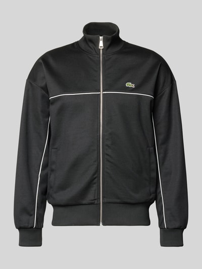 Lacoste Regular Fit Sweatjacke mit Baumwoll-Anteil Black 2