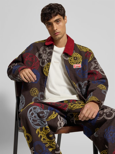 Kenzo Jacke mit Reißverschluss Schoko 3