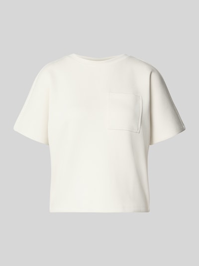 MSCH Copenhagen T-shirt met borstzak, model 'Harissa Ima' Offwhite - 2