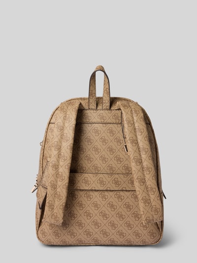 Guess Rucksack mit Label-Applikation Modell 'POWER PLAY' Taupe 4
