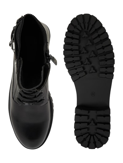 Tom Tailor Boots in Leder-Optik Black 4