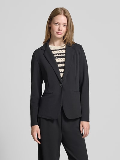 Zero Blazer mit Reverskragen und Leistentaschen Black 4
