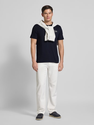 Tommy Hilfiger Regular Fit T-Shirt aus reiner Baumwolle Dunkelblau 1