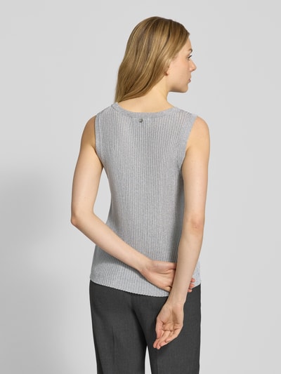 MOS MOSH Tanktop mit Rundhalsausschnitt Modell 'Relena' Silber 5