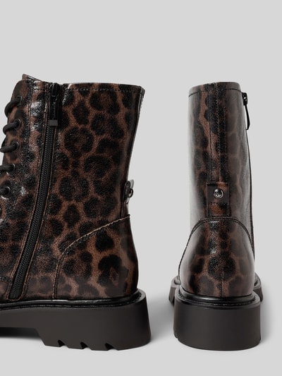 Tamaris Kozaki sznurowane z zamkiem błyskawicznym Ciemnobrązowy 2