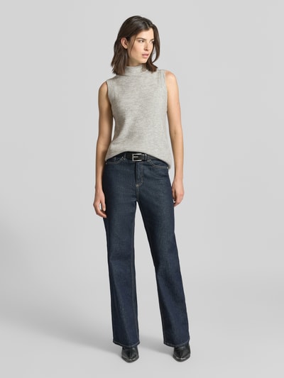 Christian Berg Woman Spencer met ribboorden Middengrijs gemêleerd - 1