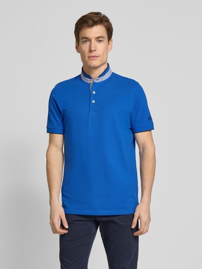 Christian Berg Men Regular fit poloshirt met opstaande kraag Koningsblauw - 4