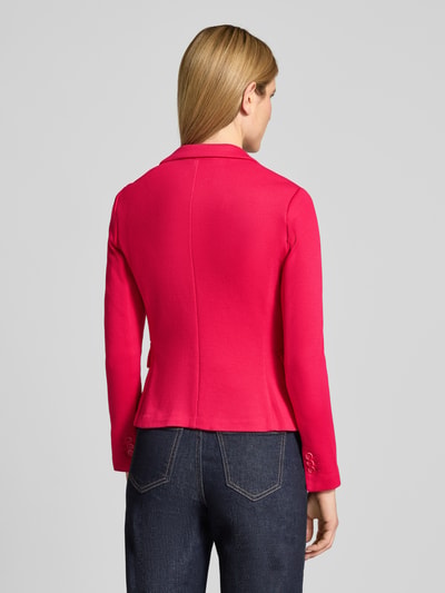 VERO MODA Krój regular fit krótki blezer z domieszką bawełny model 'JULIA' Neonowy różowy 5