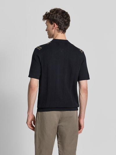 Marc O'Polo Regular Fit Poloshirt aus reiner Baumwolle Marc O'Polo × DFB Travel Collection Dunkelblau 5