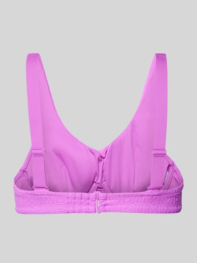 Puma Bikinitop met structuurmotief Felroze - 3