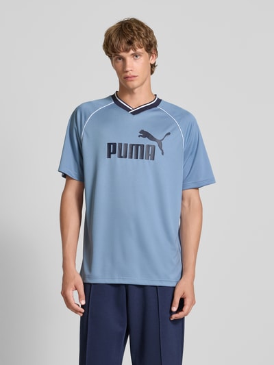 PUMA PERFORMANCE Trikot mit Label-Print Hellblau 4