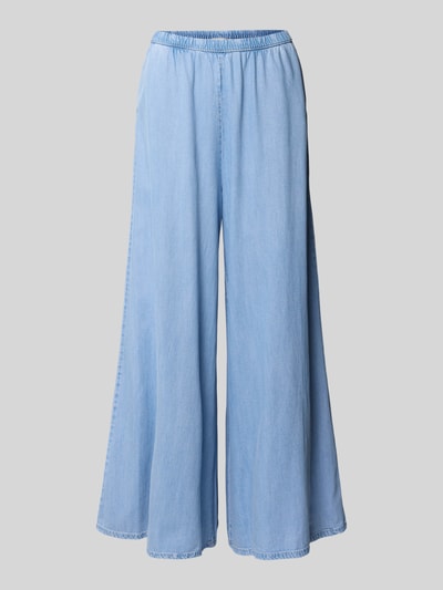 Mango Wide Leg Jeans mit elastischem Bund Modell 'SIROS' Jeansblau 2