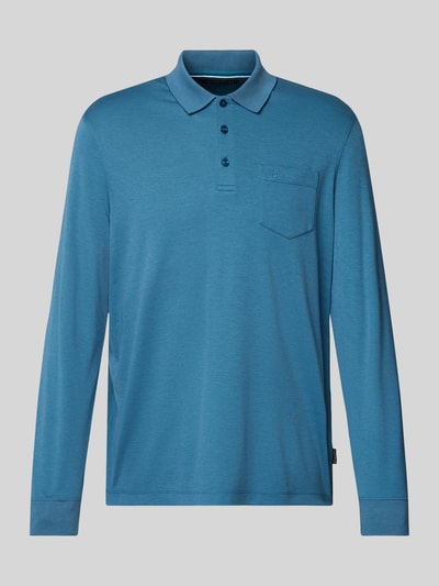 bugatti Poloshirt met borstzak Petrol - 2