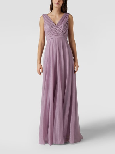 TROYDEN COLLECTION Abendkleid mit schimmernder Optik Mauve 4