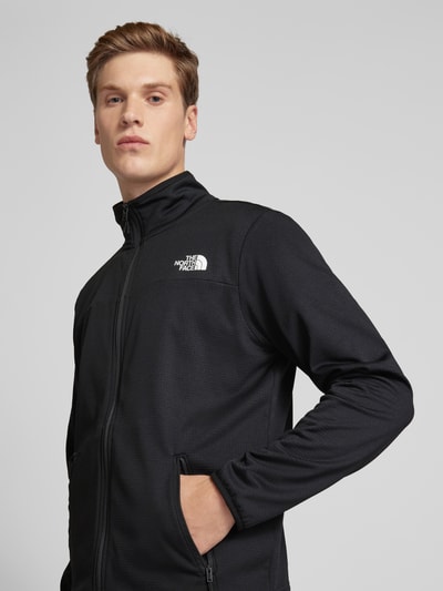 The North Face Sweatjack met labelprint Zwart - 3