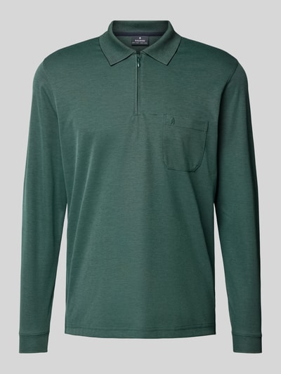 RAGMAN Regular fit poloshirt met borstzak Groen - 2