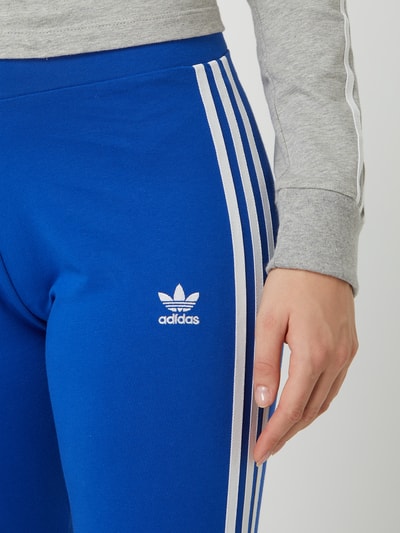 adidas Originals Legginsy sportowe z paskiem z logo  Niebieski 3