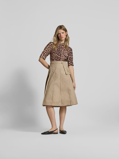 BAUM & PFERDGARTEN Regular Fit Hemdbluse mit Brusttasche Hellbraun 1