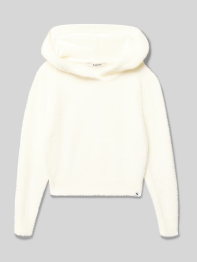 Garcia Regular Fit Pullover mit Viskose-Anteil Offwhite 1