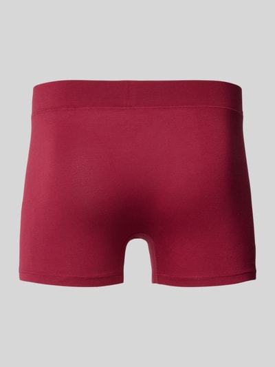 Produktfoto, Slim Fit Briefs mit elastischem Bund im 3er-Pack von Christian Berg Men, Herren Slip aus Baumwoll-Modal-Mix in Rot, glatte Textur