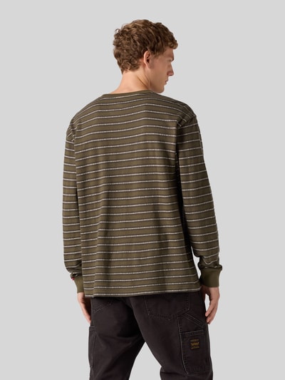 Levi's® Relaxed Fit Langarmshirt aus reiner Baumwolle Khaki 5