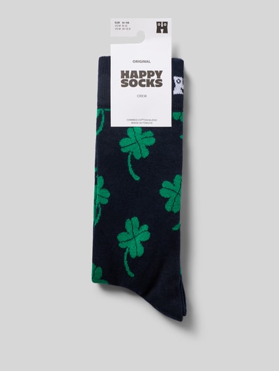 Happy Socks Socken mit Allover-Motiv-Print Dunkelblau 3