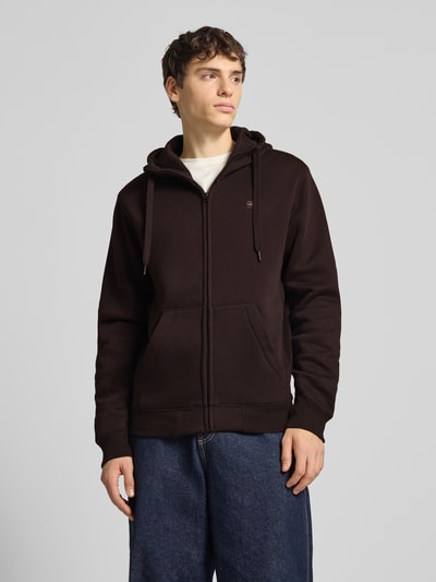 G-Star Raw Sweatjacke mit Kapuze Dunkelbraun 4