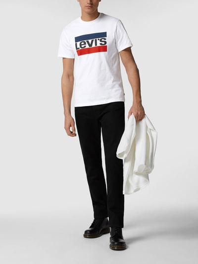 Levi's® Jeansy o kroju slim tapered fit z naszywką z logo model ‘LOBALL’ Biały 1