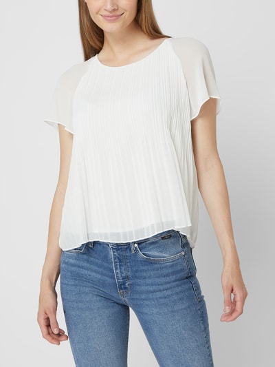 s.Oliver BLACK LABEL Blouseshirt met dubbele-laagjeslook  Offwhite - 4