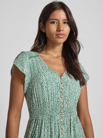 Apricot Sukienka midi z koronką szydełkową Zielony 3