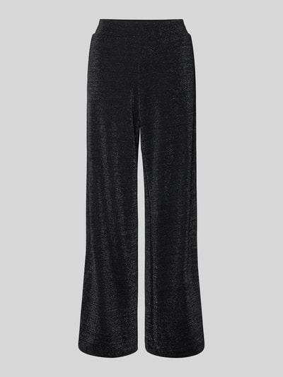 Milano Italy Stoffen broek met elastische band Zwart - 2