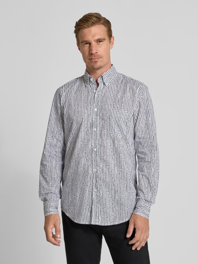 BOSS Orange Koszula casualowa o kroju regular fit z kołnierzykiem typu button down model ‘RICKERT’ Biały 4