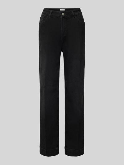 Christian Berg Woman Wide Leg Jeans im 5-Pocket-Design Black 1